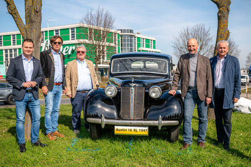 Eröffnung des 1. Österreichischen Oldtimer Kreisverkehrs am Freitag, 13. 3. 20226