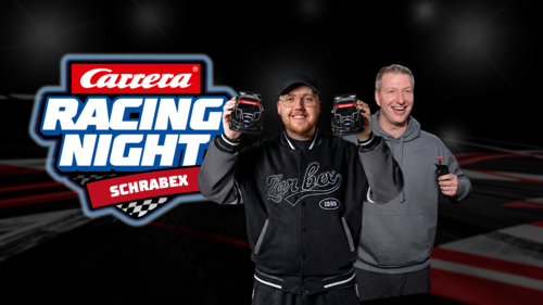 Carrera Racing Night 2026: Schradin und Zarbex im  großen Racing-Duell